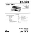 SONY ICFC203 Manual de Servicio