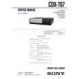 SONY CDX-T67 Manual de Usuario
