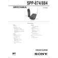 SONY SPP874 Manual de Servicio