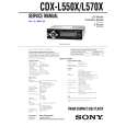 SONY CDXL550X Manual de Servicio