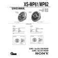 SONY XS-MP61 Manual de Servicio
