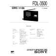 SONY FDL3500 Manual de Servicio