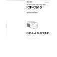 SONY ICF-C610 Manual de Usuario