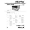 SONY STRV7700 Manual de Servicio
