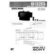 SONY KVFX29 Manual de Servicio
