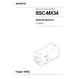 SONY SSCMX34 Manual de Usuario