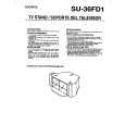 SONY SU36FD1 Manual de Usuario