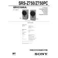 SONY SRSZ750/PC Manual de Servicio