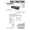 SONY MDXC7900 Manual de Servicio