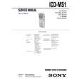 SONY ICDMS1 Manual de Servicio