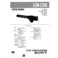 SONY ECMZ200 Manual de Servicio