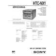 SONY HTCNX1 Manual de Servicio