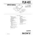 SONY PLMA55 Manual de Servicio
