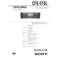 SONY CFS515L Manual de Servicio