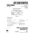 SONY LBTD307 Manual de Servicio