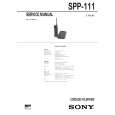 SONY SPP111 Manual de Servicio