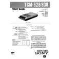 SONY TCM838 Manual de Servicio
