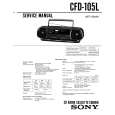 SONY CFD-105L Manual de Servicio
