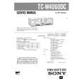 SONY TCW4060DC Manual de Servicio