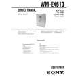 SONY WMEX610 Manual de Servicio