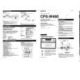 SONY CFS-W450 Manual de Usuario