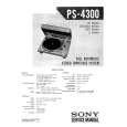 SONY PS4300 Manual de Servicio