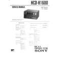 SONY HCDH1600 Manual de Servicio