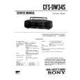 SONY CFSDW43S Manual de Servicio