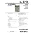 SONY MZEP11 Manual de Usuario