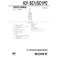 SONY ICFSC1/PC Manual de Servicio