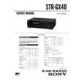 SONY STRGX40 Manual de Servicio