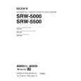 SONY SRW5500 Manual de Usuario