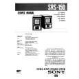 SONY SRS150 Manual de Servicio