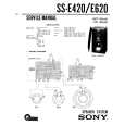 SONY SSE420 Manual de Servicio