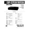 SONY CDP507ESD Manual de Servicio