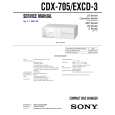SONY CDX705 Manual de Servicio