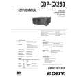 SONY CDPCX260 Manual de Servicio