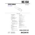 SONY MCS50 Manual de Servicio