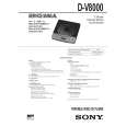 SONY DV8000 Manual de Servicio