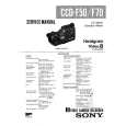 SONY CCDF70 Manual de Servicio