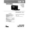 SONY TCM77V Manual de Servicio