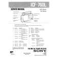 SONY ICF760L Manual de Servicio
