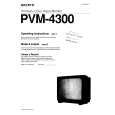 SONY PVM4300 Manual de Usuario