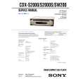 SONY CDXS2000 Manual de Servicio