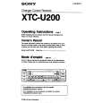 SONY XTC-U200 Manual de Usuario