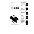SONY IT-M500 Manual de Usuario