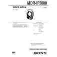 SONY MDRIF5000 Manual de Servicio
