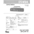 SONY CFSW504L Manual de Servicio