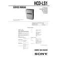 SONY HCDLS1 Manual de Servicio