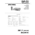 SONY DVP-F21 Manual de Usuario